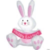Blow Up Inflatable 4 Ft. Happy Easter Bunny Outdoor Yard Decoration -Halloween Decoration Series blow up inflatable 4 ft happy easter bunny outdoor yard decorationss46554g