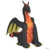 Blow Up Inflatable Light-Up Dragon With Fire Halloween Outdoor Halloween Yard Decoration -Halloween Decoration Series blow up inflatable light up dragon with fire halloween outdoor halloween yard decorationss50202g