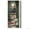 Creepy Restroom Door Cover -Halloween Decoration Series creepy restroom door coverbg00009