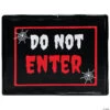 Do Not Enter Neon Light-Up Sign -Halloween Decoration Series do not enter neon light up signfw91998e