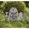Foam Tombstone Yard Decoration Set - 4 Pc. -Halloween Decoration Series foam tombstone yard decoration set 4 pcfw91448
