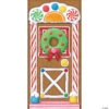 Gingerbread House Door Cover -Halloween Decoration Series gingerbread house door coverbg20017