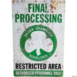 Halloween III Season Of The Witch Final Processing Metal Sign