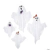 Hanging Ghost Family Halloween Decoration Set - 4 Pc. -Halloween Decoration Series hanging ghost family halloween decoration set 4 pcss61044