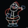 Light-Up Glo Santa Outdoor Sign -Halloween Decoration Series light up glo santa outdoor signss11128g