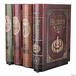 Light-Up Moving Books Halloween Decoration