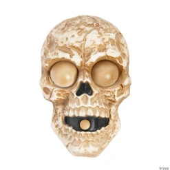 Light-Up Skull Doorbell Decoration