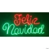 Lighted Feliz Navidad Sign -Halloween Decoration Series lighted feliz navidad signva1022