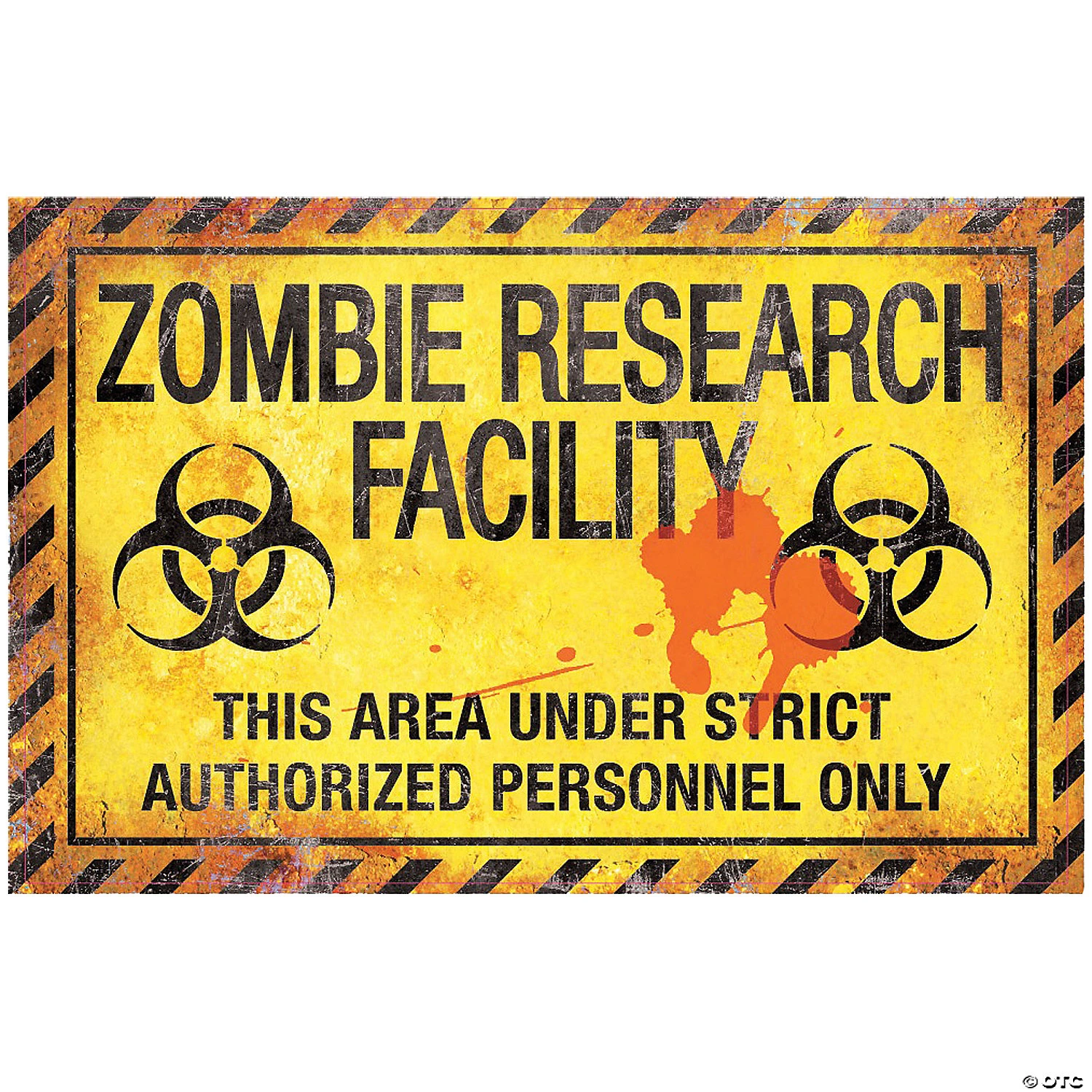 Metal Zombie Sign 3 Metal Zombie Sign