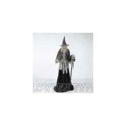 6' Lunging Witch With Digital Eyes Animated Pro -Halloween Decoration Series mr124911 t01