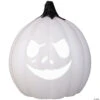 Nightmare Before Christmas Jack Skellington White Singing Pumpkin Halloween Decoration -Halloween Decoration Series nightmare before christmas jack skellington white singing pumpkin halloween decorationss223577g
