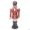 Outdoor 36" Red & White Nutcracker With Moving Arms -Halloween Decoration Series outdoor 36 red and white nutcracker with moving armspc36733rw