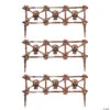Rust Skull Graveyard Fence Halloween Decoration -Halloween Decoration Series rust skull graveyard fence halloween decorationfw91454r