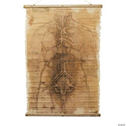 Skeleton Scroll Halloween Decoration