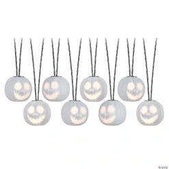 98" Jack Skellington EmoteGlow White Light String Musical W/Vocals Halloween Decoration